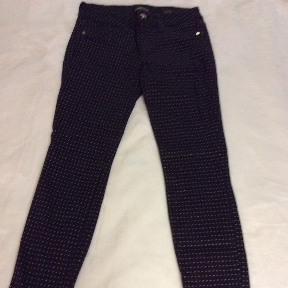 Sacred Virtue The Sacred Jegging Black Gold Stars
